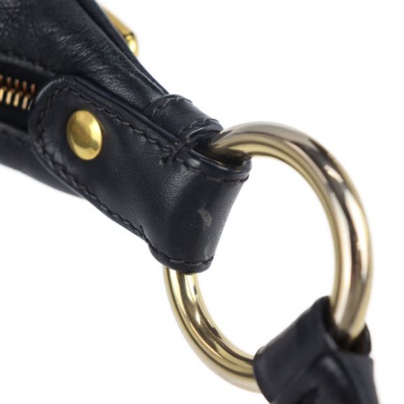 Prada Shoulder Bag Calf Black Semi-Shoulder - Picture 9 of 9